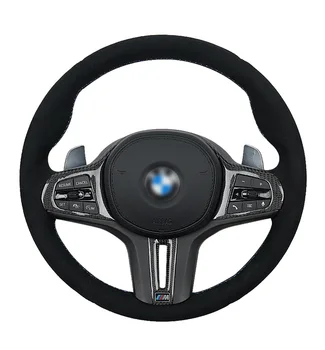 Car Steering Wheel For Bmw F30 G01 G02 F35 G05 F10 G06 F11 G07 F18 X3 -X6 M5 F90 F91 F92 F93 Alcantar Leather Steering Wheel