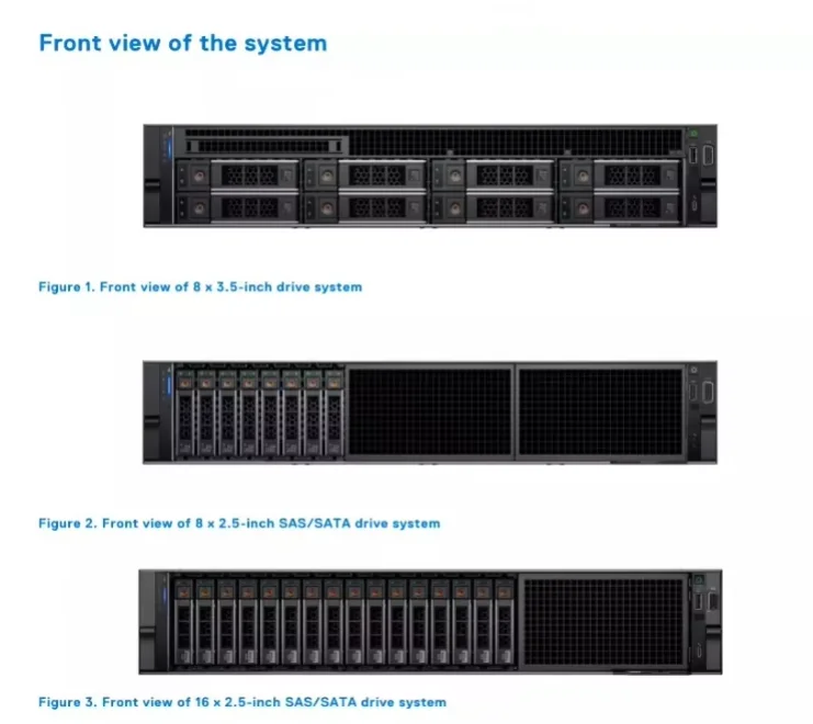 Used Dell PowerEdge R550 Server 3rd Generation Intel Xeon Scalable Processors 2U Rack Server