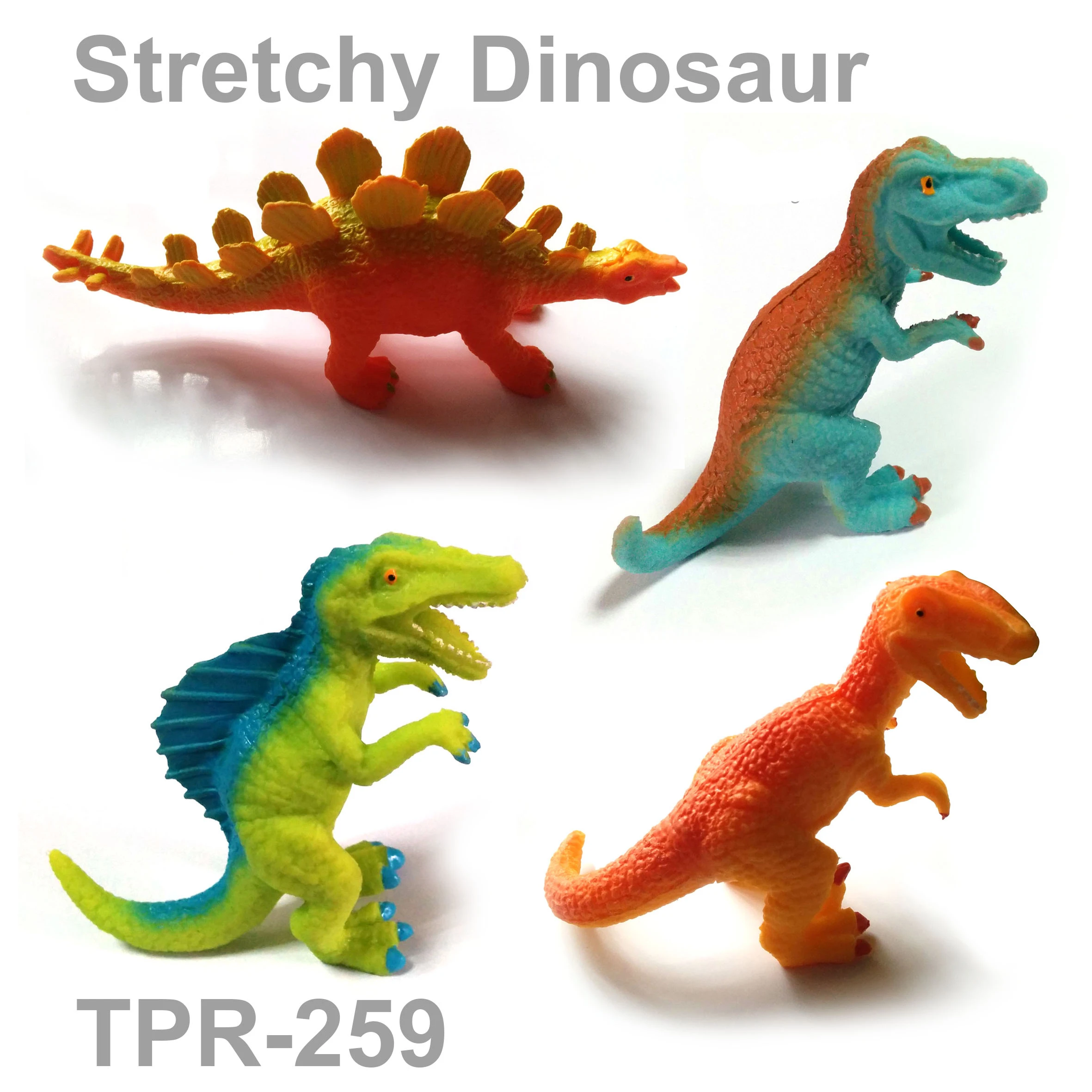 スクイーズ　ドラゴン4体セット スクイーズドラゴン TPR 超伸縮素材 TPR フィジェット感覚玩具 伸縮