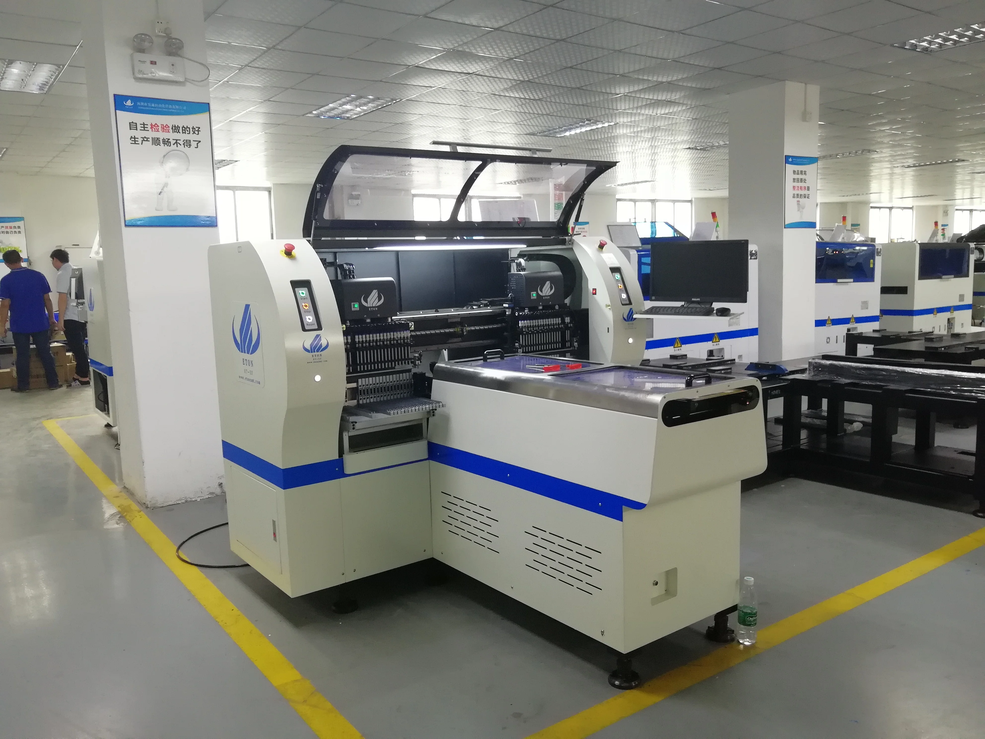 LED Light Lamp Making Machine for Tube,bulb,strip,panel,driver,downlight,ceiling Light,led Mounter Downlight HT-E6-1200 35000CPH