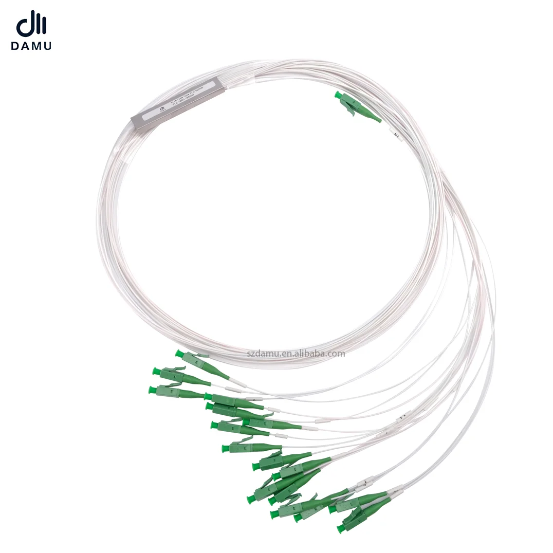 Damu Ftth Onu Gpon 1x16 Optic Fiber Plc Splitter Lc Apc 0.9 1m Steel ...