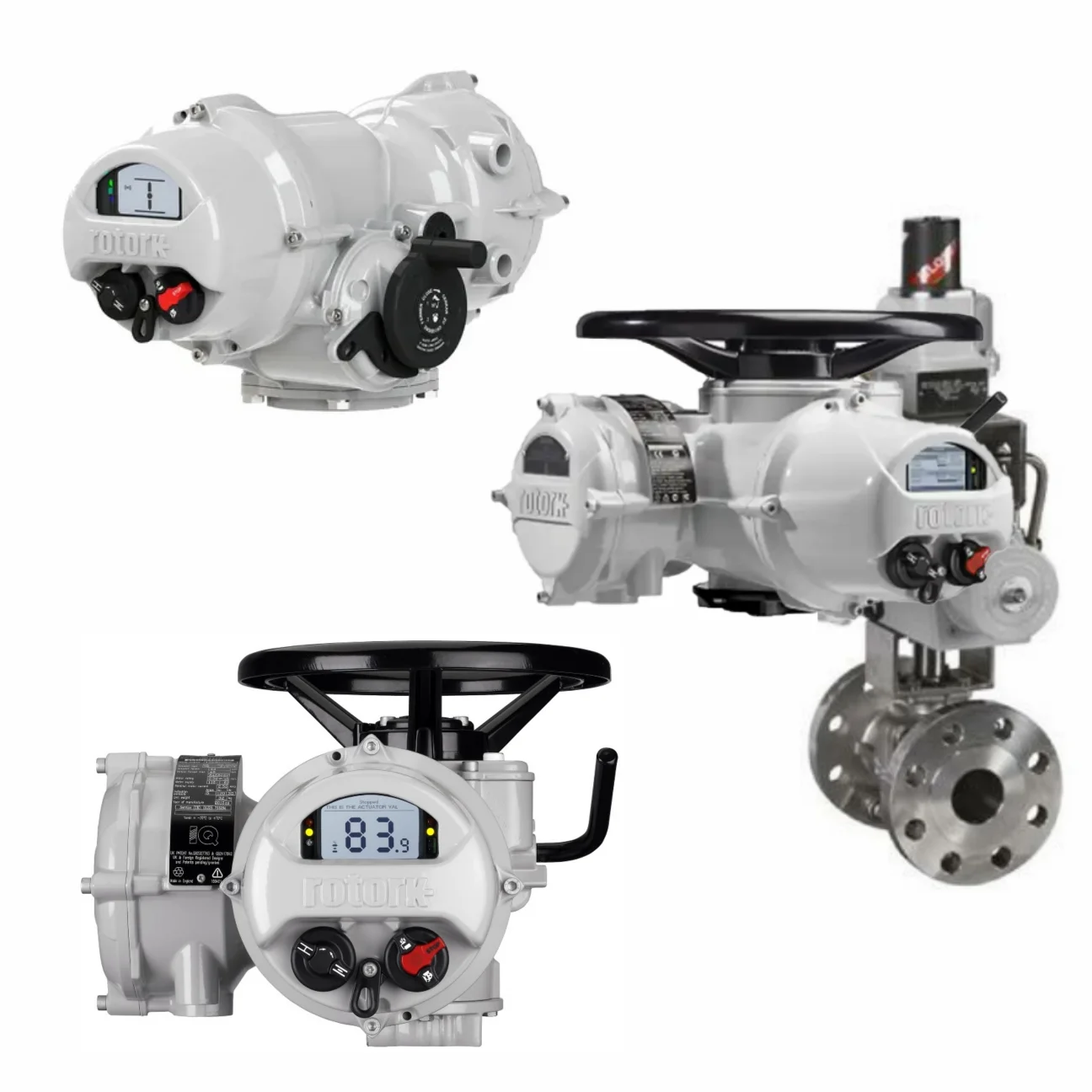 Rotork IQ Serials Electric Actuator With Control Valves Body As Rotork Electric Actuator Valve Electric Actuator