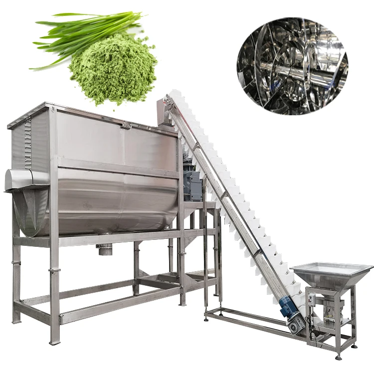 Industrielle horizontale Pilz pflanzung mit groer Kapazitt Rohstoff  mischer Dnger mischmasch ine Pilz substrat mischer