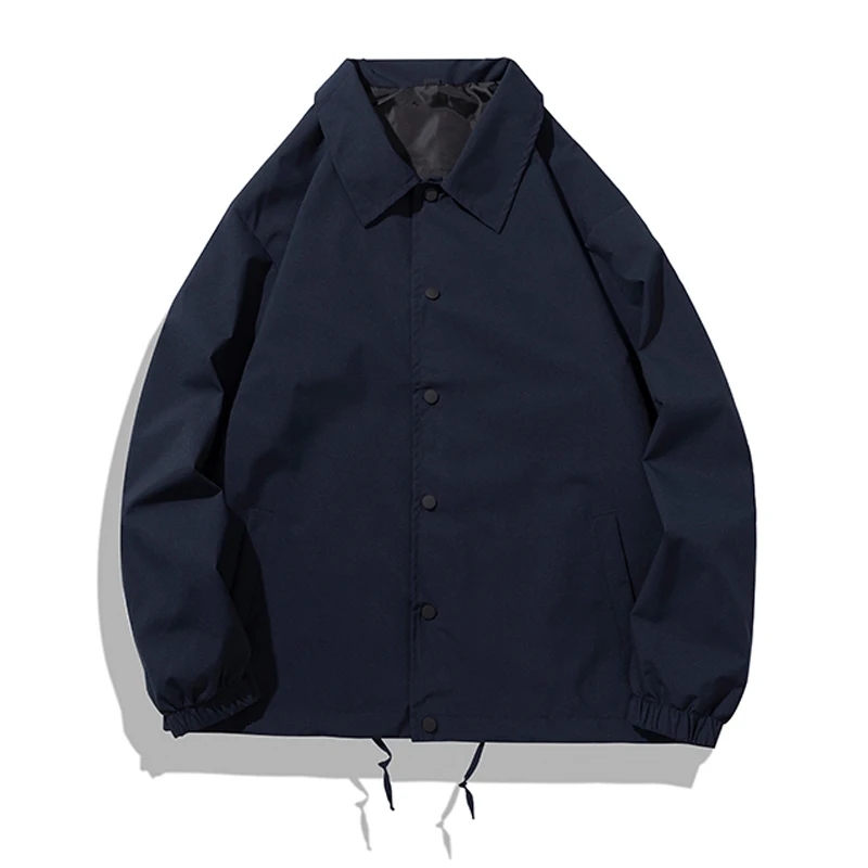 Blank es Jacket Leisure Outer Clothing Spring Windbreaker Lapel Collar Man's Jackets mens_voghion.com