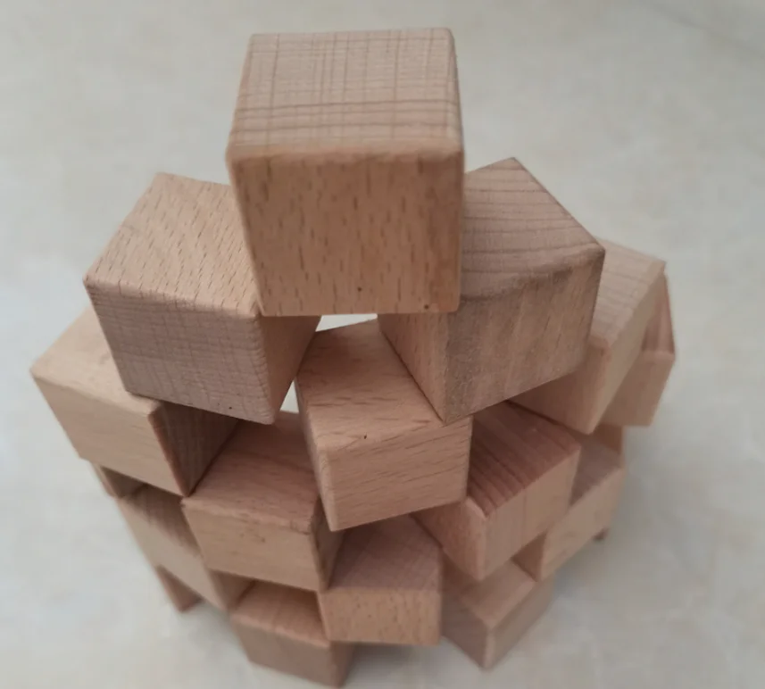 Customizable Size DIY Photo Blocks Natural Wood Educational Cubes for Arts and Crafts Dice and Building Blocks Stamp Category