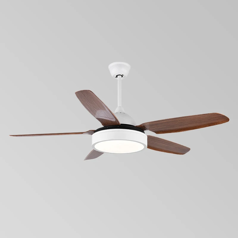 Kipas Siling BLDC Borong Lampu Ventilador DE Techo LED Boleh Laraskan 3 Bilah ABS Moden Kipas Siling dengan Cahaya dan Kawalan Jauh