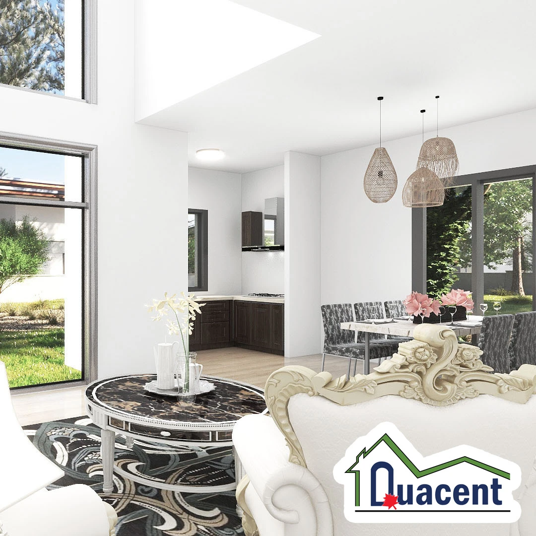Quacent Large Villa Modern Design Tiny House for Residential Resort Villa Prefabricated Home Prefab House Fast Install