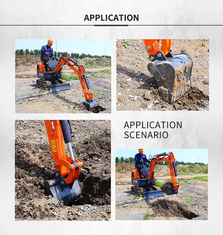 Mini Excavator Diggers - 1 Ton Earth-Moving Machinery