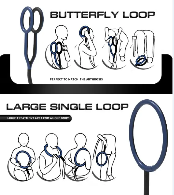 Two Loop Butterfly and Large PEMF Coil Physical Therapy Equipment