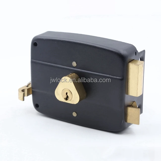 Free Example Rim Lock Brass Cylinder Brass Hook Interior Door Lock With Computer Keys Surface Finish Customized for Outdoor Use