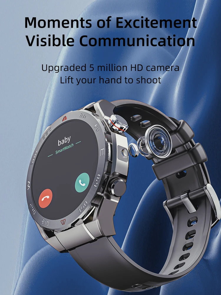 Factory Price Vp600 4g 64gb Smartwatch Big Amoled Display Ip67