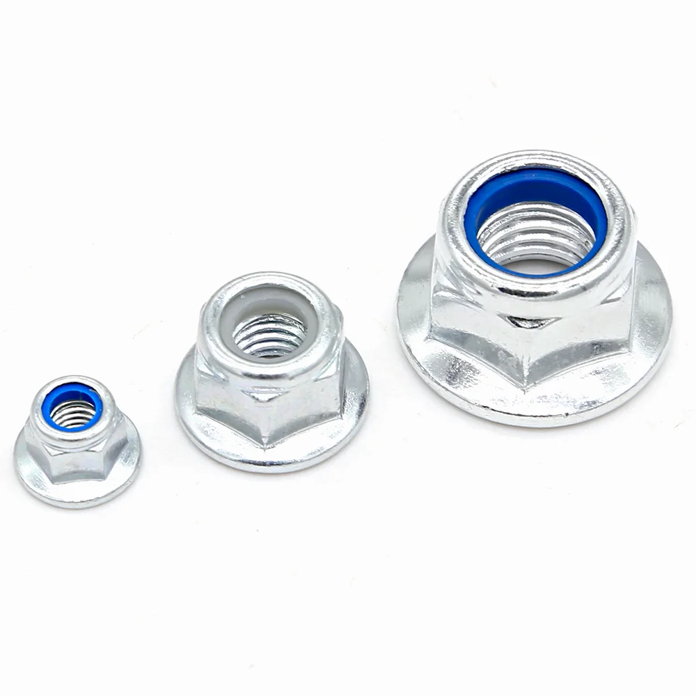 M8 X 1.25mm Stainless Steel Lock Nuts – Nylon Insert Hex Lock Nuts, 100-Piece Kit, Corrosion Resistant