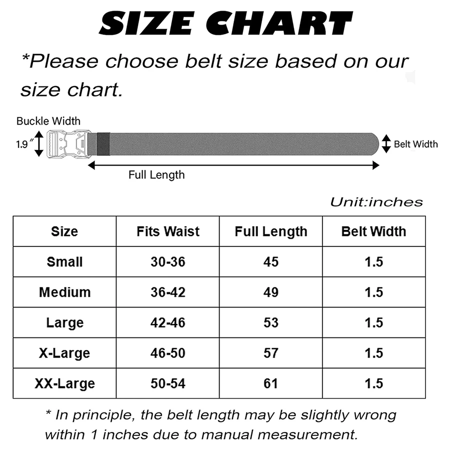 Waterproof Training Multifunctional Quick Release Wear-resistant Tactical Belt Work Nylon Web Hiking Belt