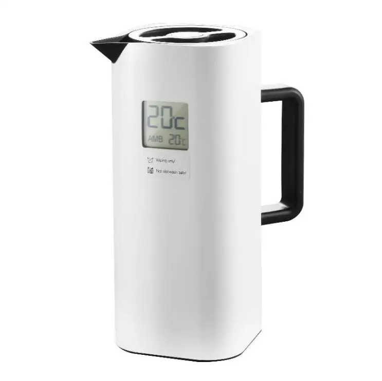Smart Stainless Steel Digital Temperature Display Insulation Pot Vacuum Thermos Coffee Thermal Carafe With Temperature Display