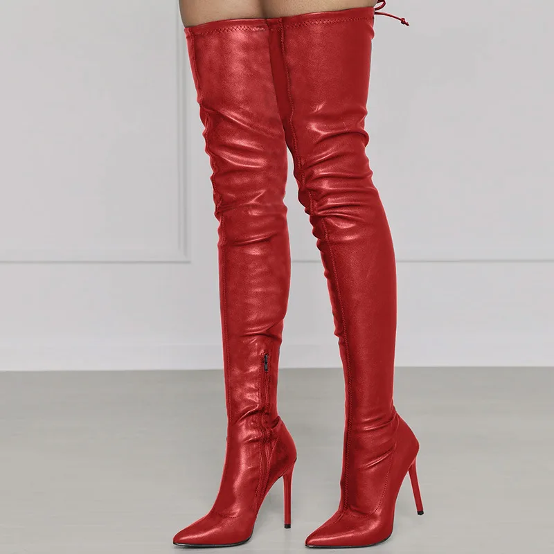 Busy Girl Mf2102 Thigh High Boots Women Boots Shoes Heels Sexy For ...