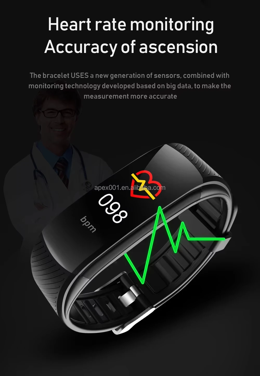 Kids Smartwatch Android AMOLED Display Silicone Band Sports Watch Sleep Monitor up to 4 Days Battery Life