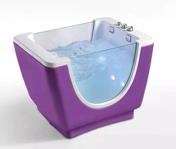 Colour Acrylic Children Kids Small Spa Bathtubs Air Bubble Massage