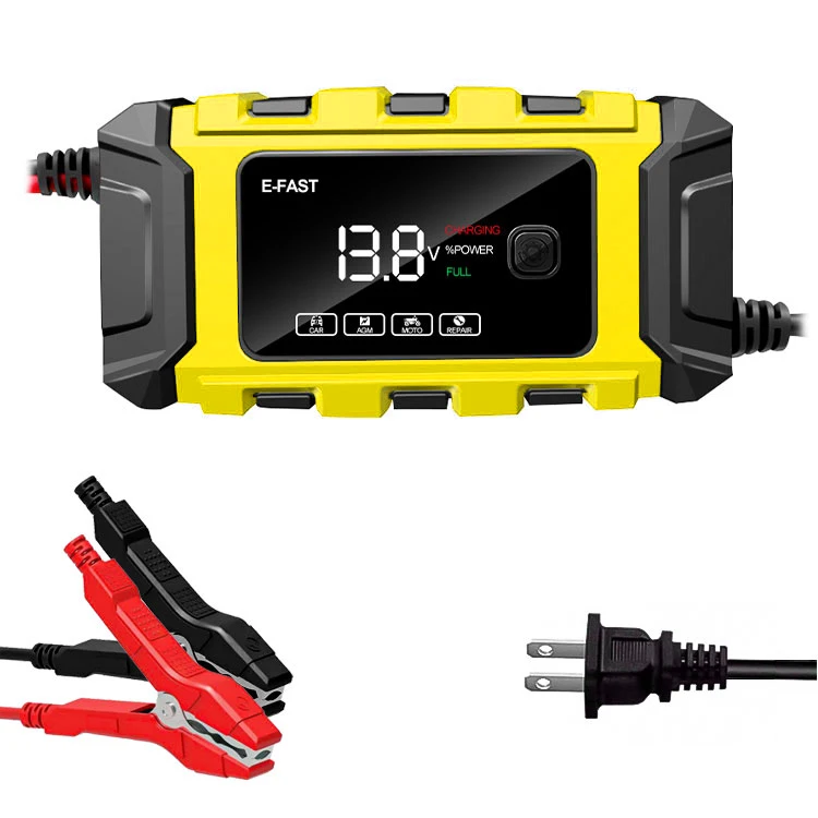 E-fast Battery Charger Stage Charging for Motorcycles