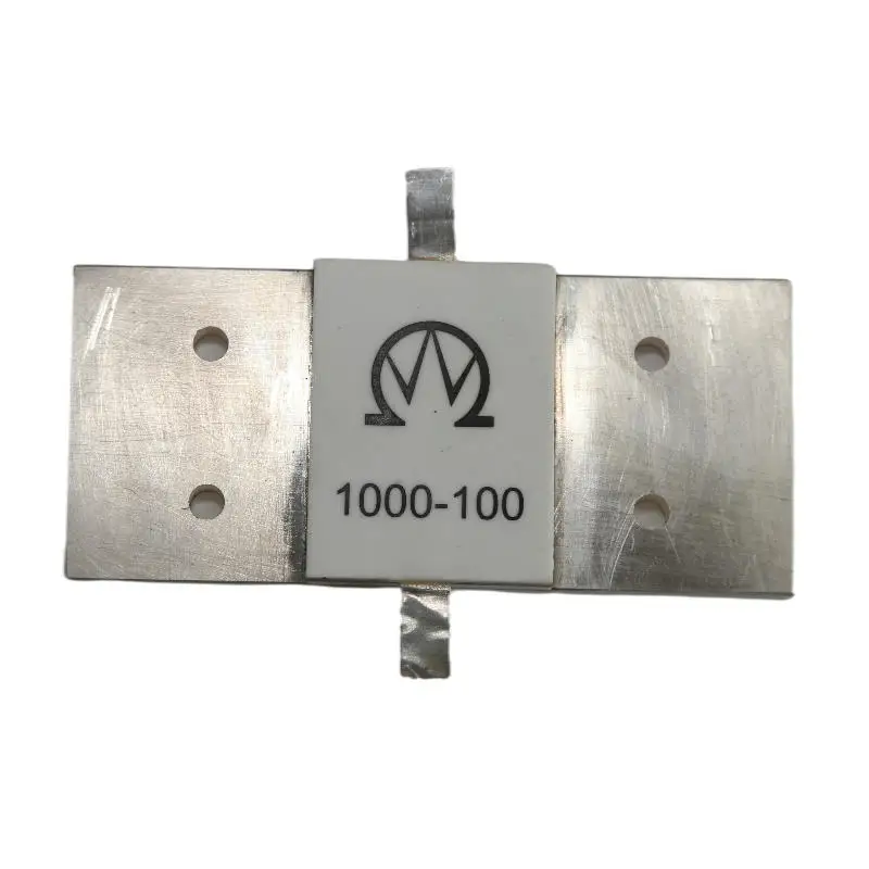 High Power Ceramic RF Resistor 100W 50 Ohms with Wide Operating Temperature -55°C to +165°C and 0~2GHz Frequency Range