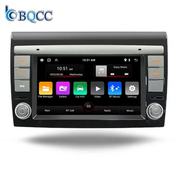 BQCC 2Din 7 inch 4 core Android 13 IPS screen car player with carplay Android WIFI GPS RDS car stereo for Fiat Bravo 2008-2013