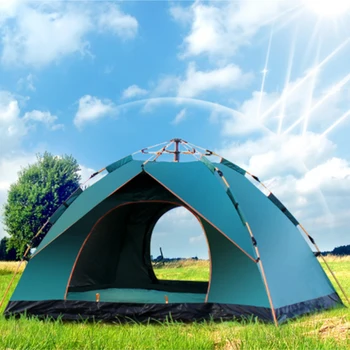 Custom Outdoor Off Ground Pop Up Drop Shipping 3-4 People Full Automatic Speed Open Tents