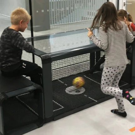 Subsoccer makes everyone a With Subsoccer age is no issue anyone can play two people pay football