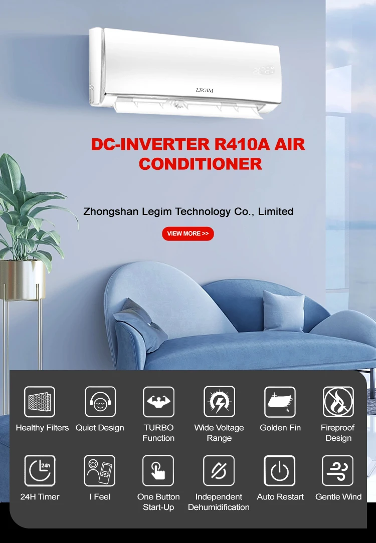 Aire Acondicionado Split 9000 24000btu Mini Air Conditioner Hot Selling