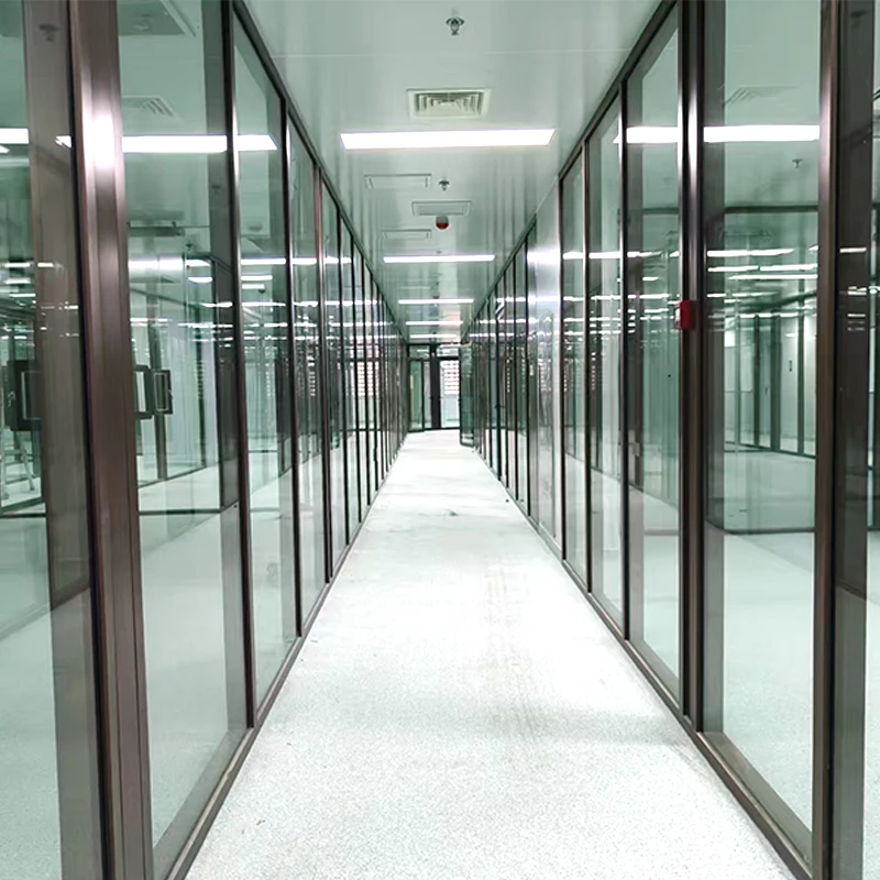 Best Price Complete in Specifications Aluminium Frame Office Fireproof Glass Wall Partitions Office Glass Partition Wall System