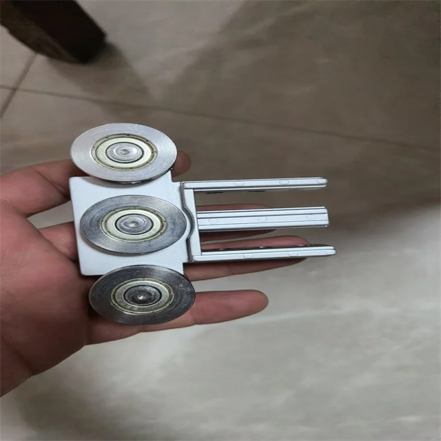 High Quality Aluminum Alloy Electric Folding Door for Balconies & Factories Typhoon-Resistant & Anti-Pinch