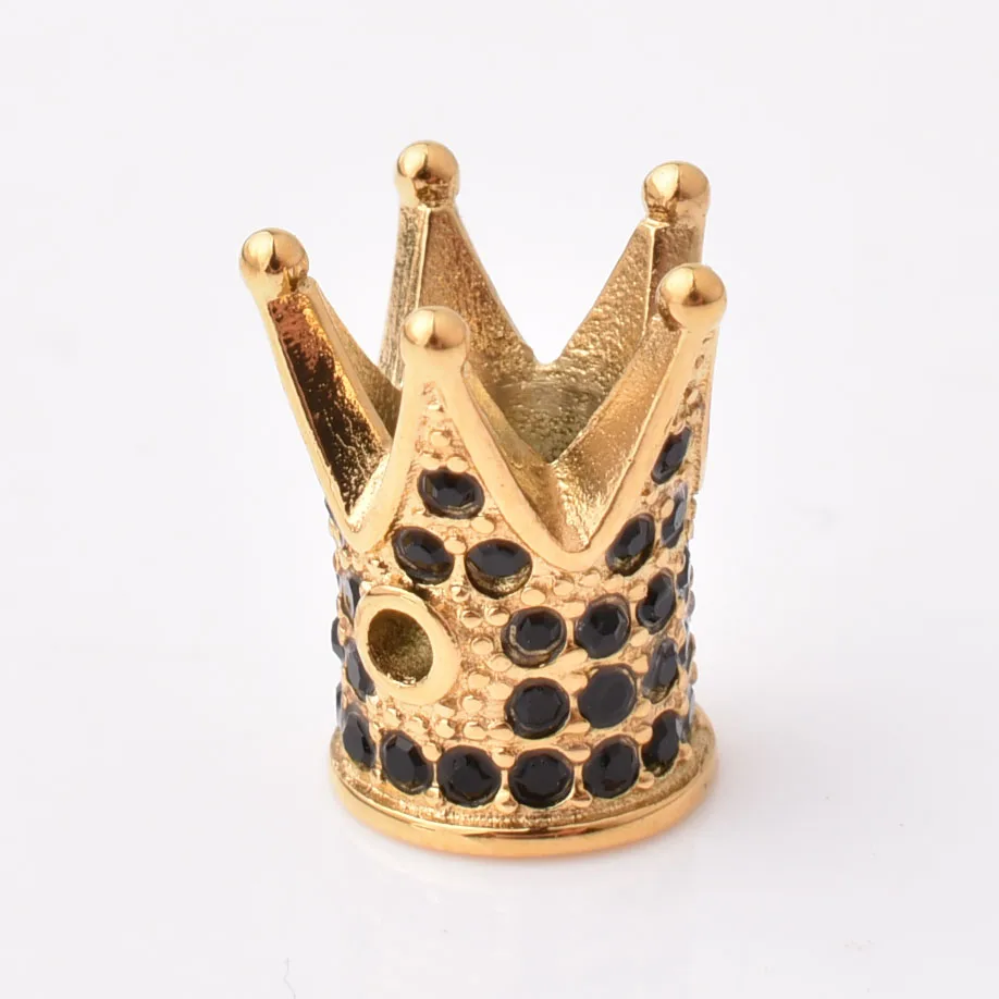 jewelry findings stainless steel charm crown