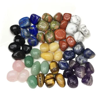 Bulk Wholesale Mixed Reiki Healing Quartz Crystal Tumbled Stone for home decoration