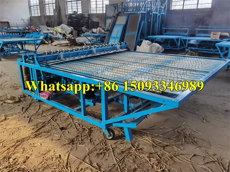 Automatic Rice Straw Mat Weaving Machine/wheat Straw Mattress Knitting Machine/ Reed Straw Mat