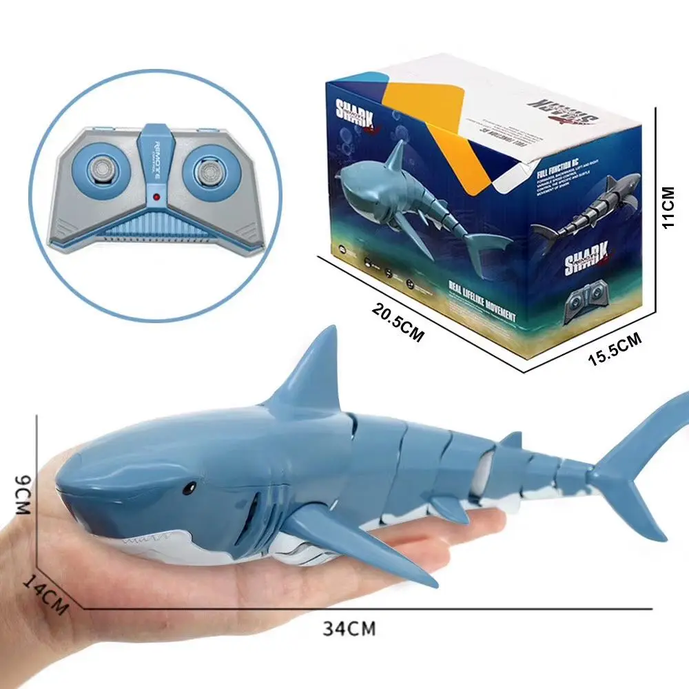 Water Swimming Pool Diving Submarine Robot Fish Rc Shark Summer Toys 2 ...