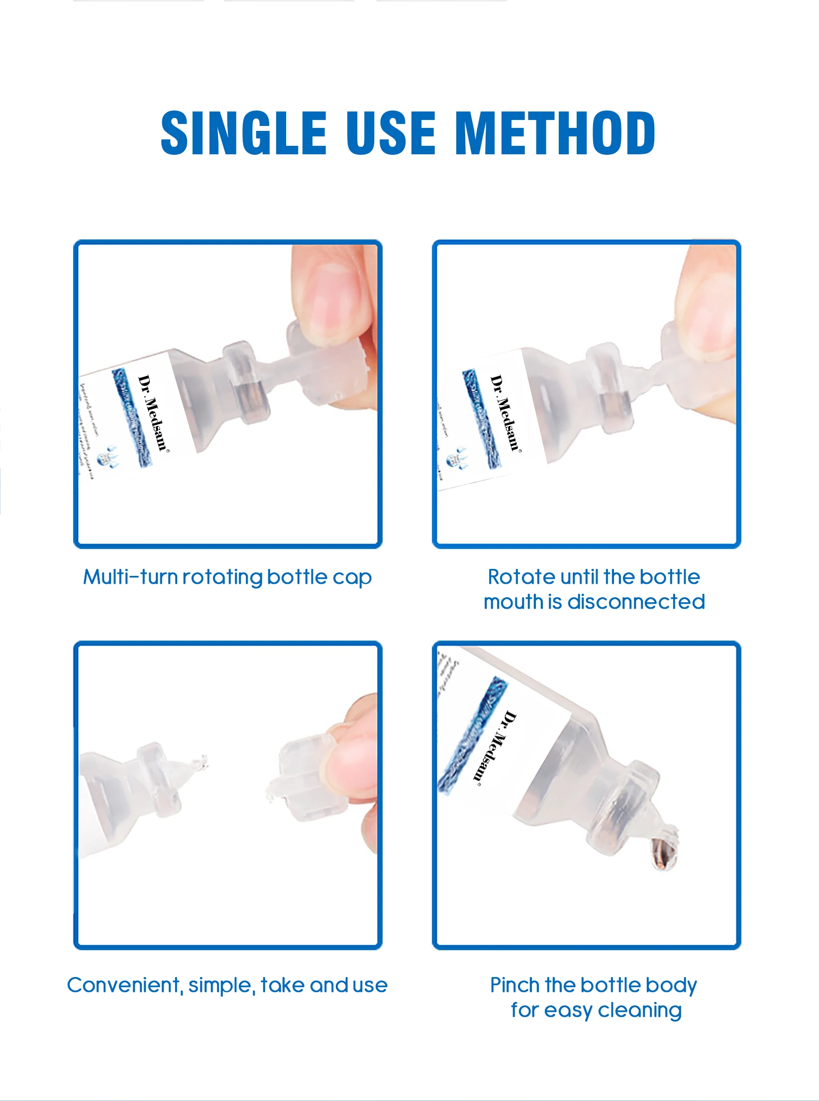 Sodium Chloride Sterile Eyewash Irrigate Wound Normal Saline Solution 0 ...