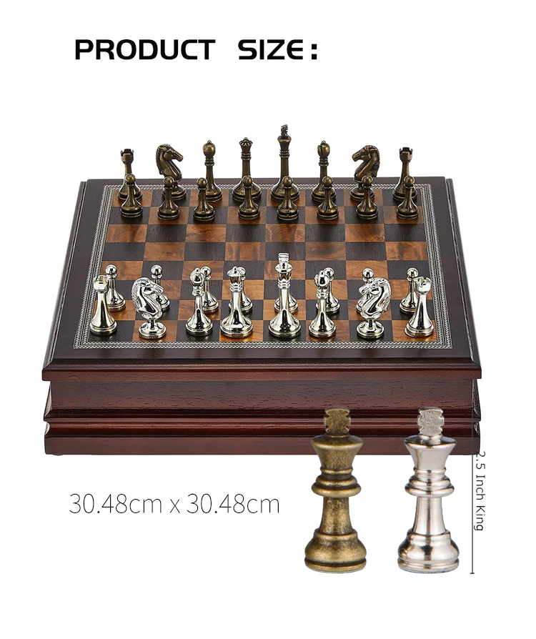 Peças de xadrez de madeira Acessórios sem tábua de xadrez, Grande tábua de  madeira, Comércio exterior, Venda quente, 2,2 em, 2021 - AliExpress