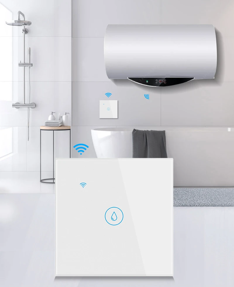 Smartlife Wifi Smart Boiler Switch Water Heater 20A Tuya App Control Timer Voice Support Alexa Google Home 4000W EU UK