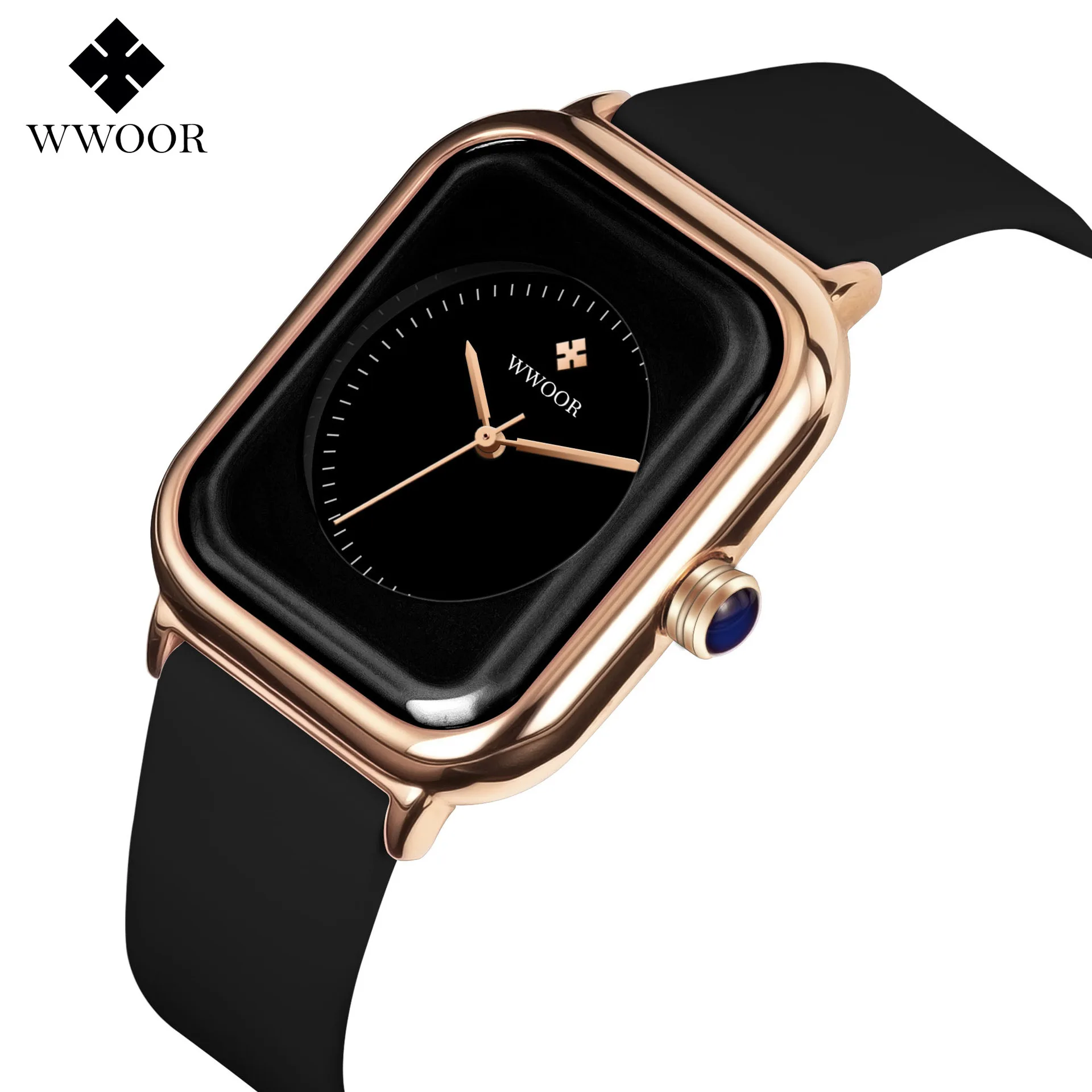 WWOOR Brand Fashion Watch for Women Quartz Watch Elegant Dress