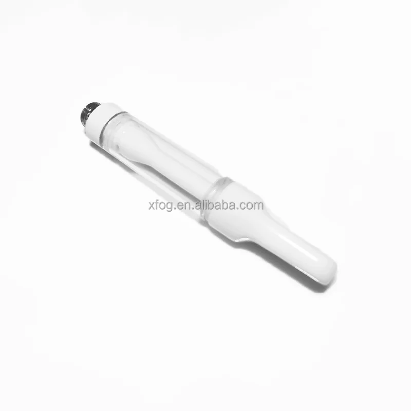 Full ceramic cartridge glass tank press tip cbd vape 05 ml ceramic vape cartridge