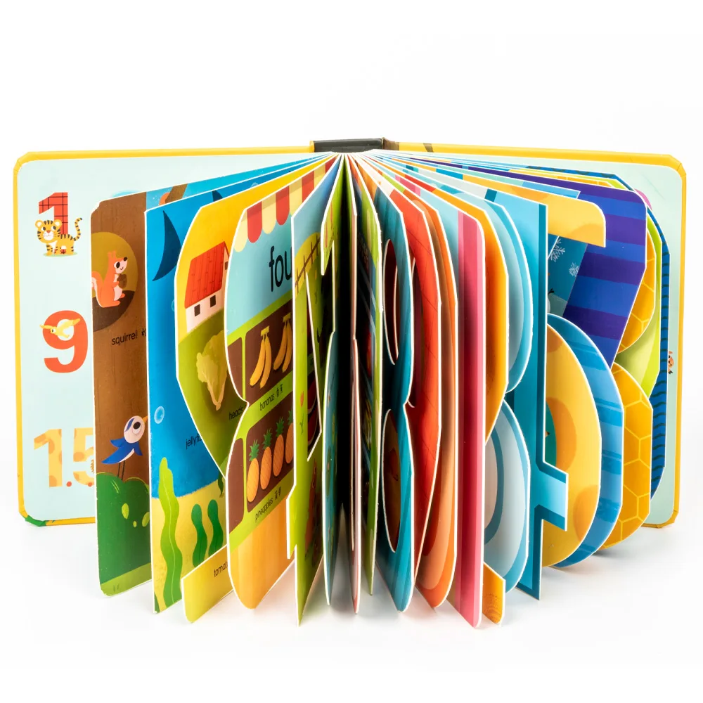 Source China book printing service die cut children cardboard book m.alibaba.com