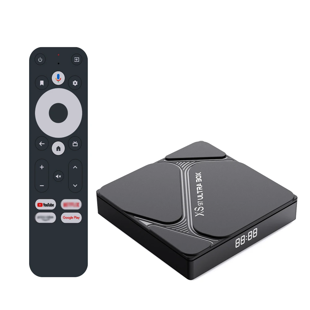 Wholesale Amlogic S905W2 Android 11 TV Box BT 5.2 Voice Control 4K Resolution Quad Core Processor 4GB 32GB Av1 UK Cloud Server