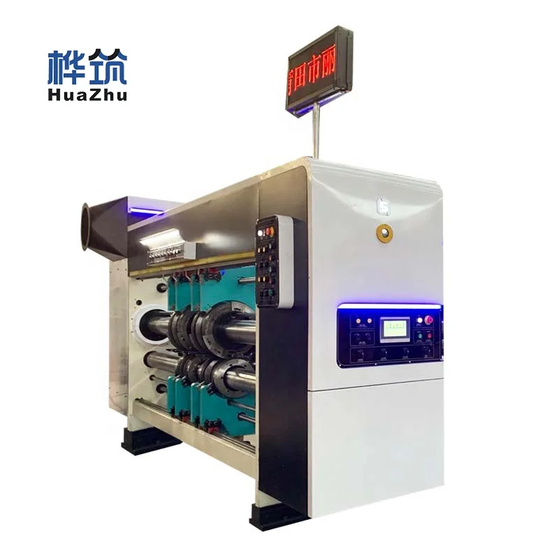 HUAZHU 2024 Automatic High Quality Intelligent Corrugated Carton Box Printing Machine Corrugated Box Making Machine in China
