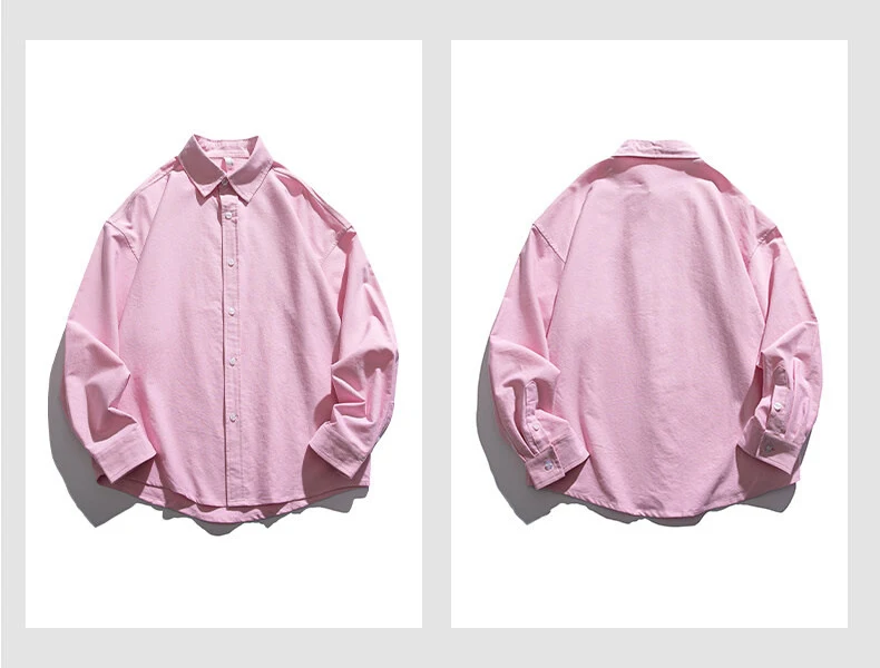 High quality custom long sleeve shirt plus size men's casual button up shirts856_voghion.com