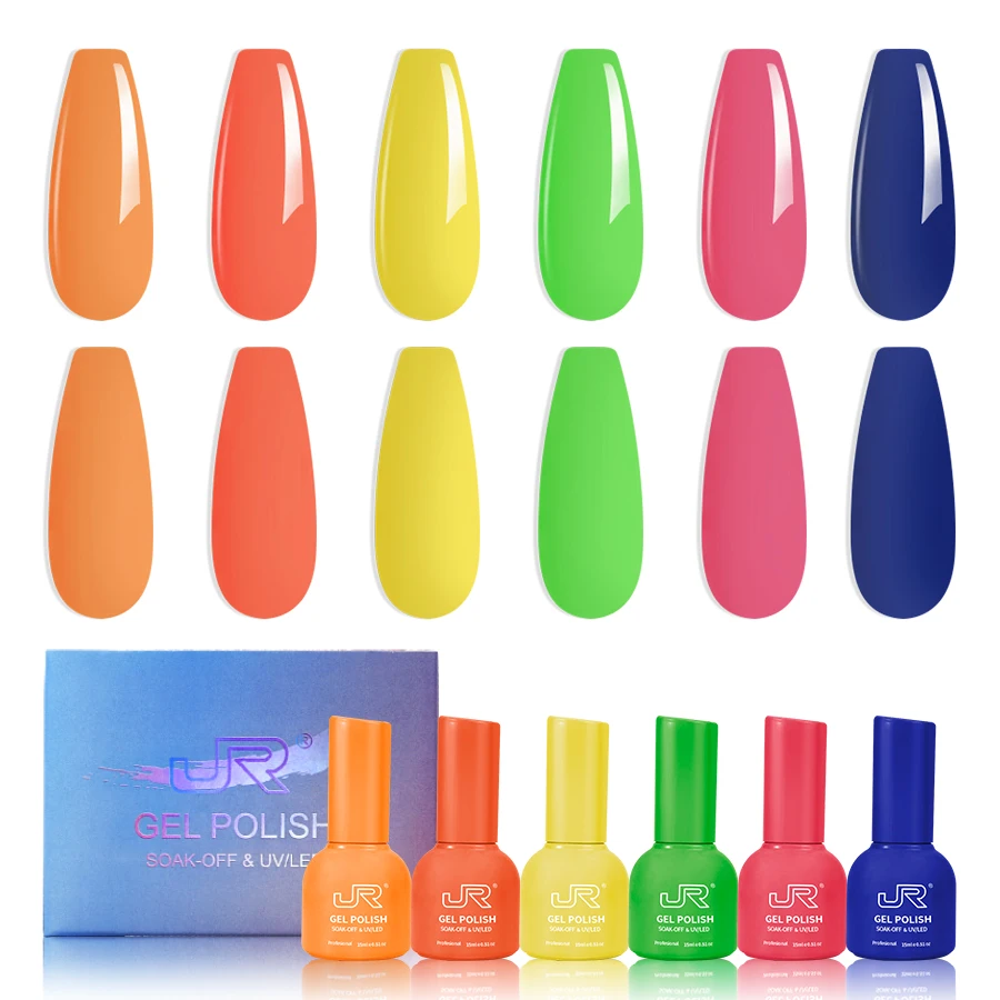 beauty products for women 120 Colors JR Nail Polish Private Label UV Gel 15ml Soak off Gel Polish kit nails supplies salon