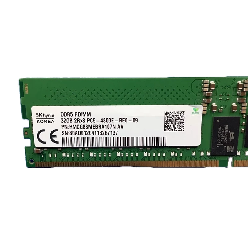 SK Hynix 64GB DDR5 5600mhz ECC Memory Module for Servers