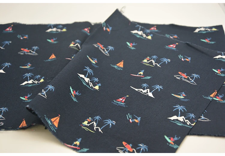 custom printed fabric cotton