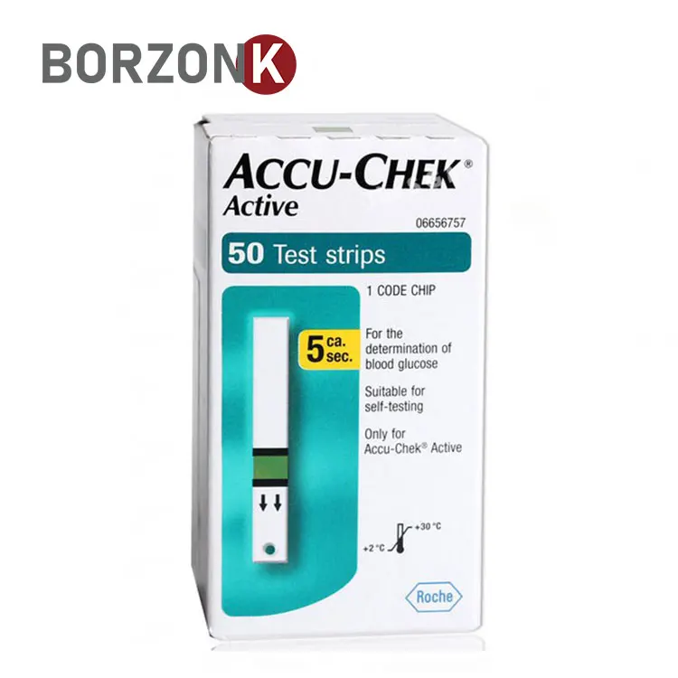 Hot Selling Blood Glucose Accu Check Diabetic Test Strips