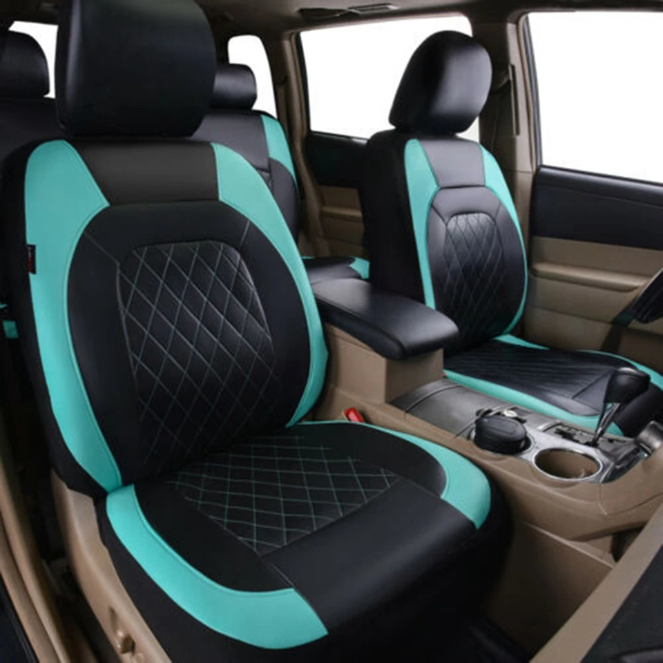 Factory Direct Sales Interior Accessories Universal Car Chair Seat Cover Full Set Luxury Leather