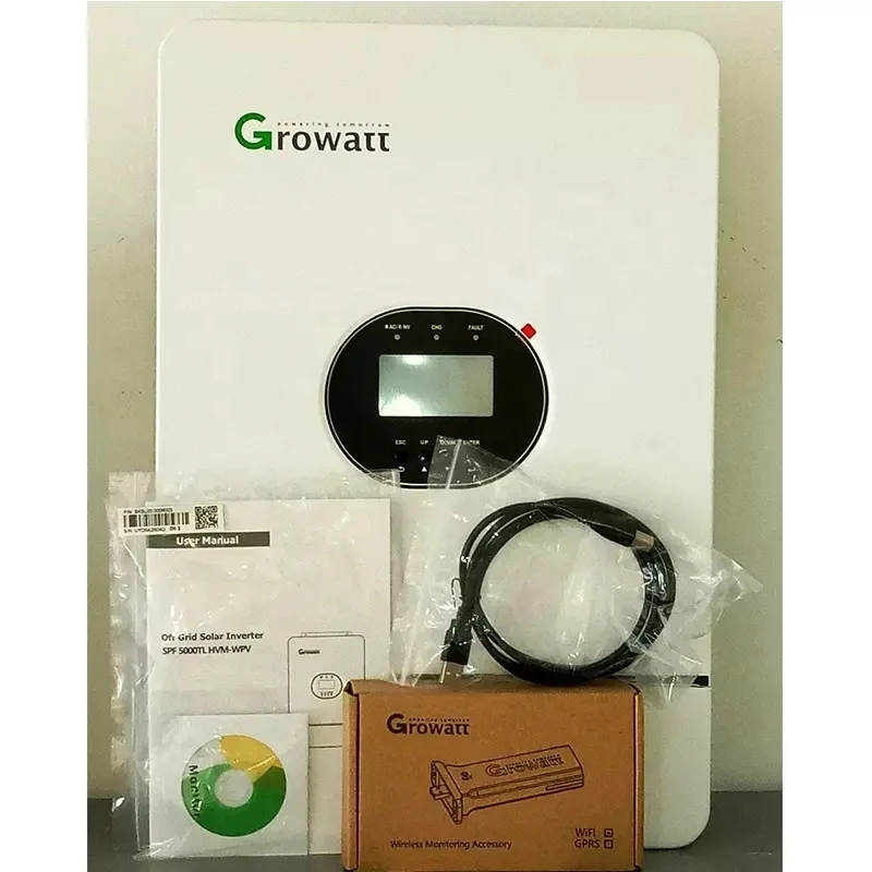 Growatt Off-grid Inverter Single Phase Spf 2000-5000tl Hvm/lvm Pure ...