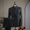 Dark gray stripess (suit + trousers)