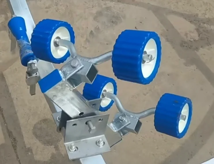 Four Wheels Boat Trailer Parts Blue Boat Trailer Wobble Rollers Buy
